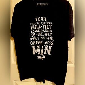 Eric Church Black Graphic T-Shirt